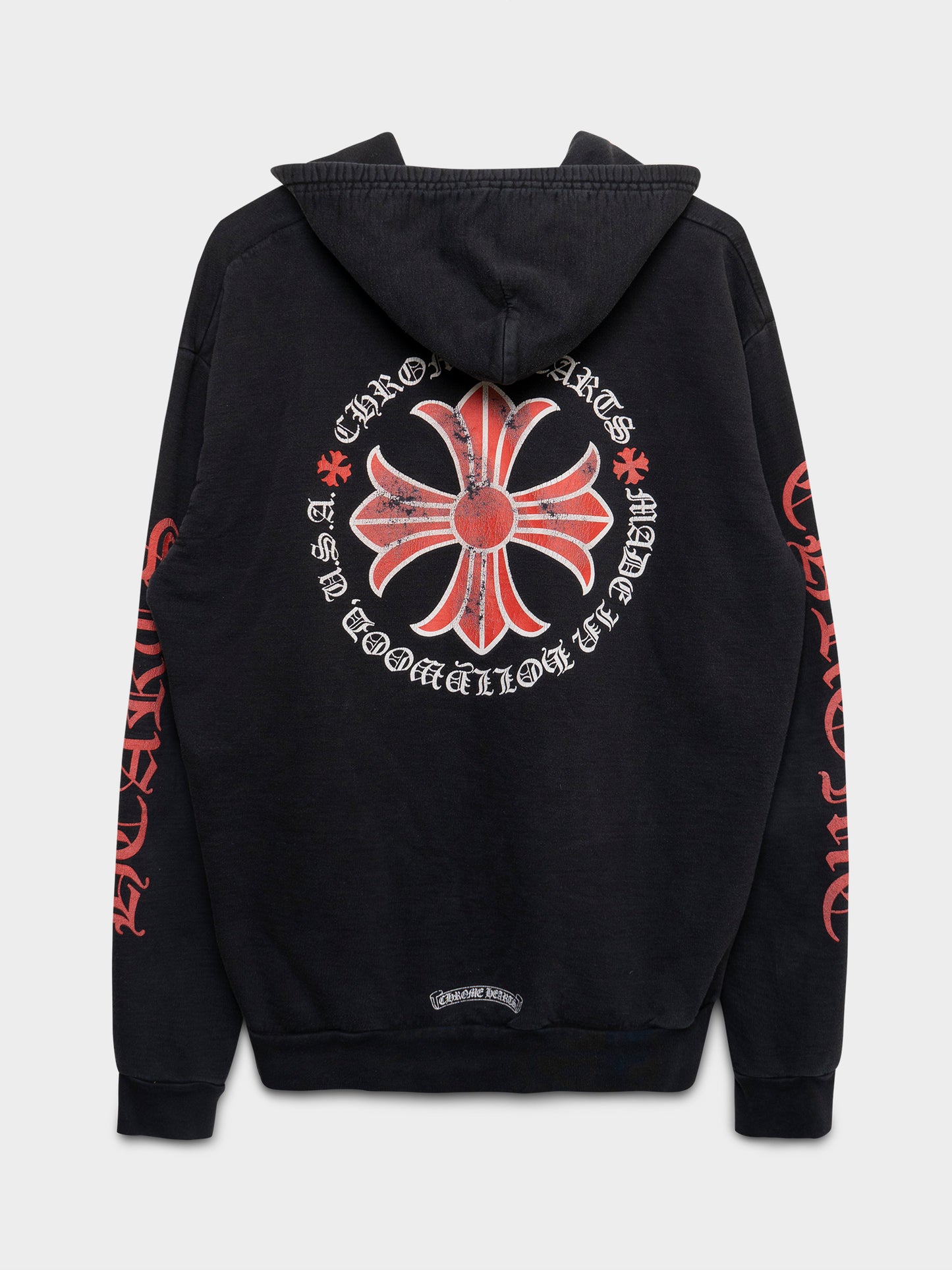 Red Cross Zip-Up Hoodie