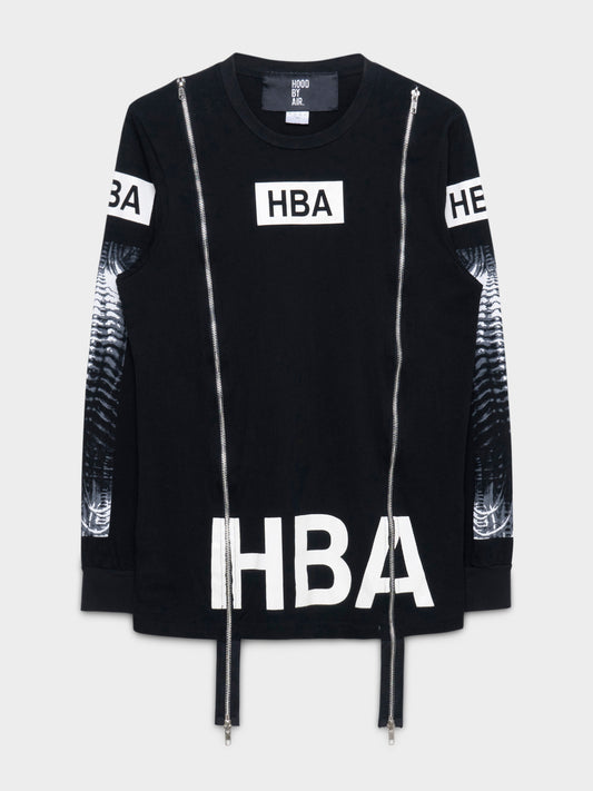 Skeleton Zip Long Sleeve