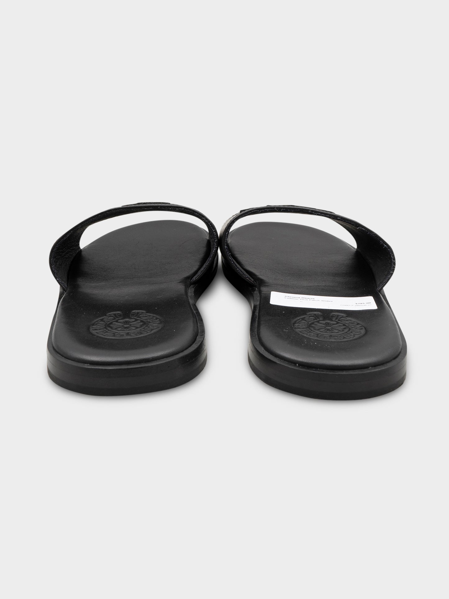 Leather Plus Patch Slides