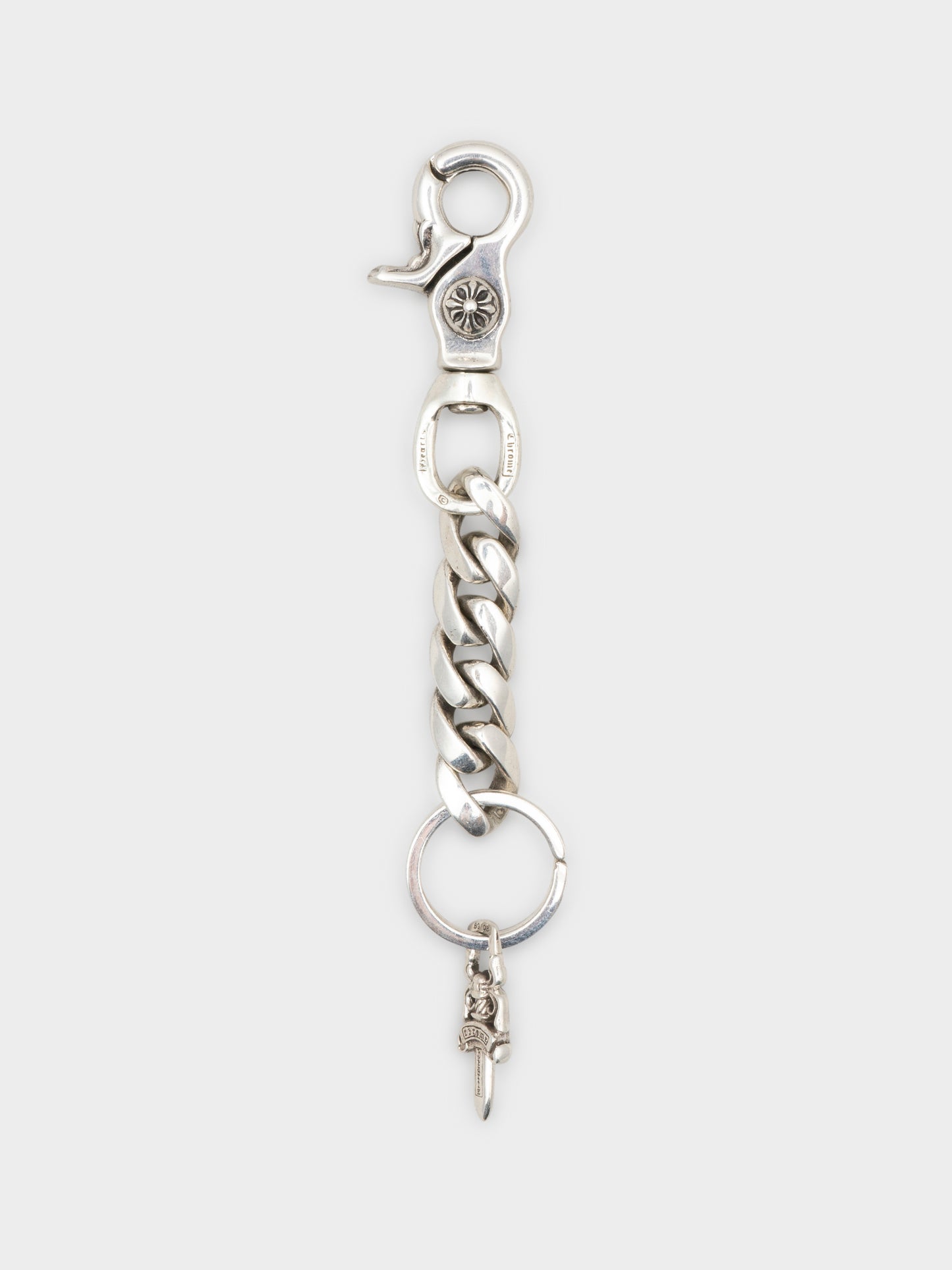5-link Cuban Keychain W/ Dagger