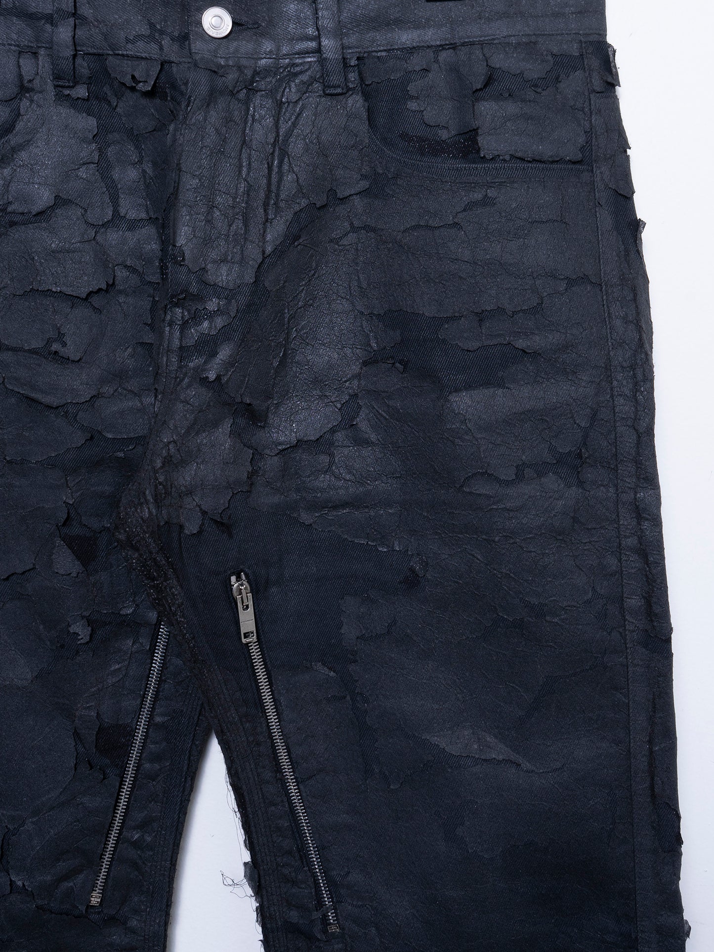 Crackled Painted Jeans