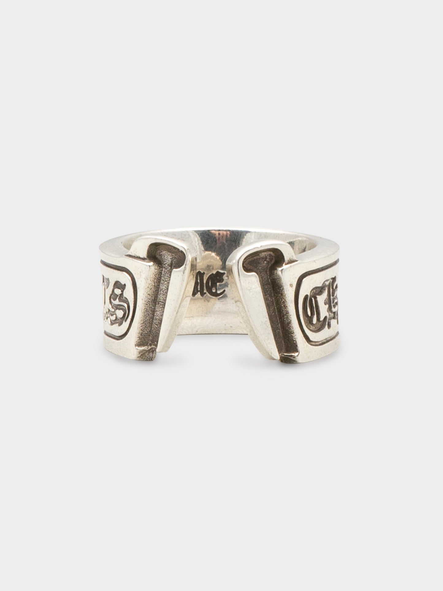 Large Scroll Label Ring