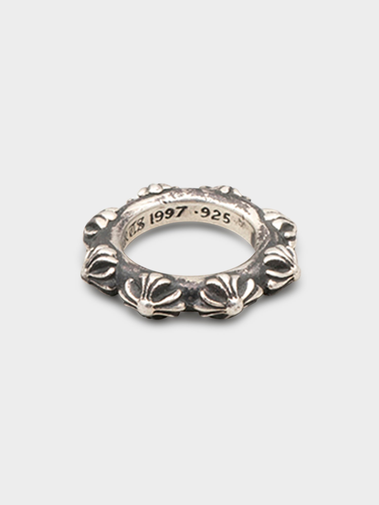 CHROME HEARTS CROSS BAND RING 5号 Chrome Hearts: Cross Band Ring | Groupie