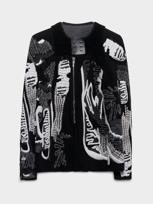 FW14 “Moody” Cashmere Embroidered Jacket