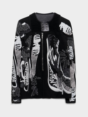FW14 “Moody” Cashmere Embroidered Jacket
