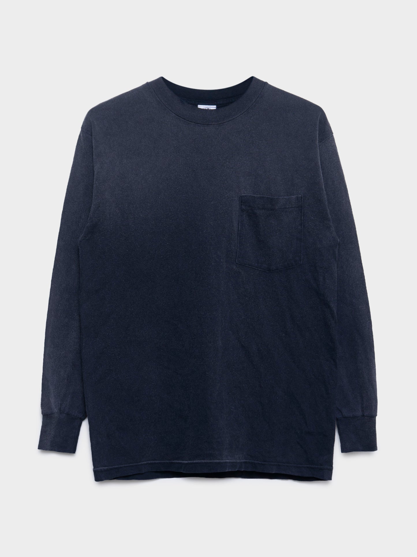 Vintage Faded Cemetery Angel Wings Longsleeve Shirt