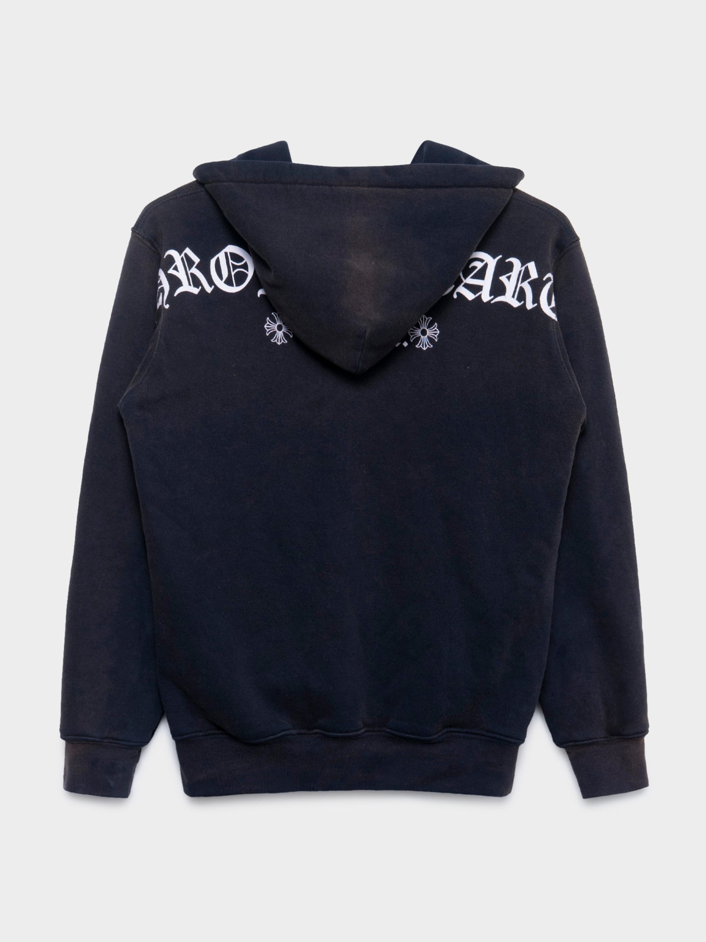 Vintage Sun-faded Thermal USA Zip-up Hoodie