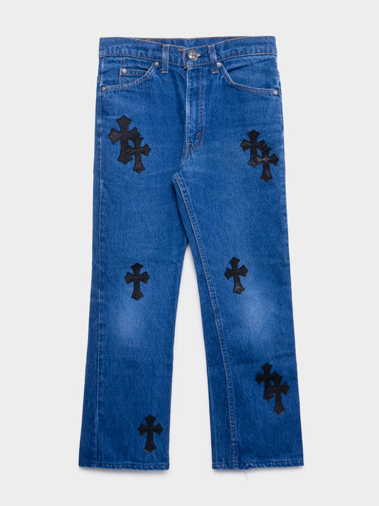 Classic Levi’s Patched Jeans