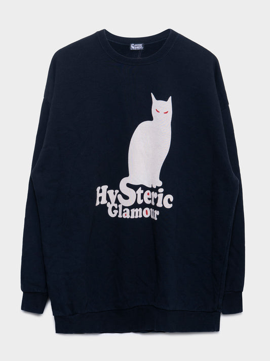 Oversized Sexy Cat Crwneck