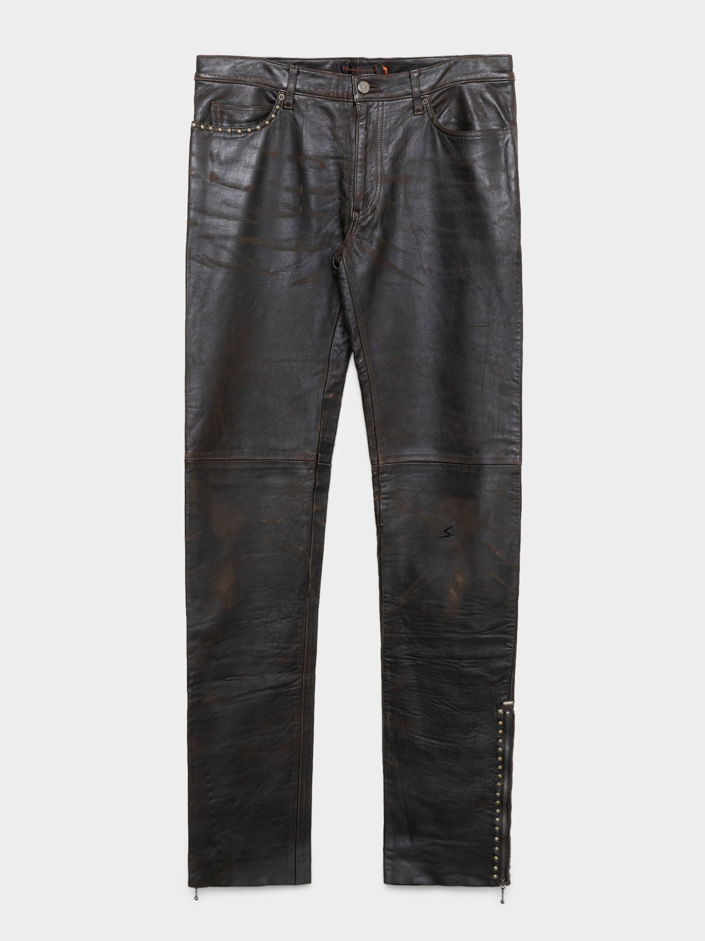 ‘Arts & Crafts’ Leather Pants