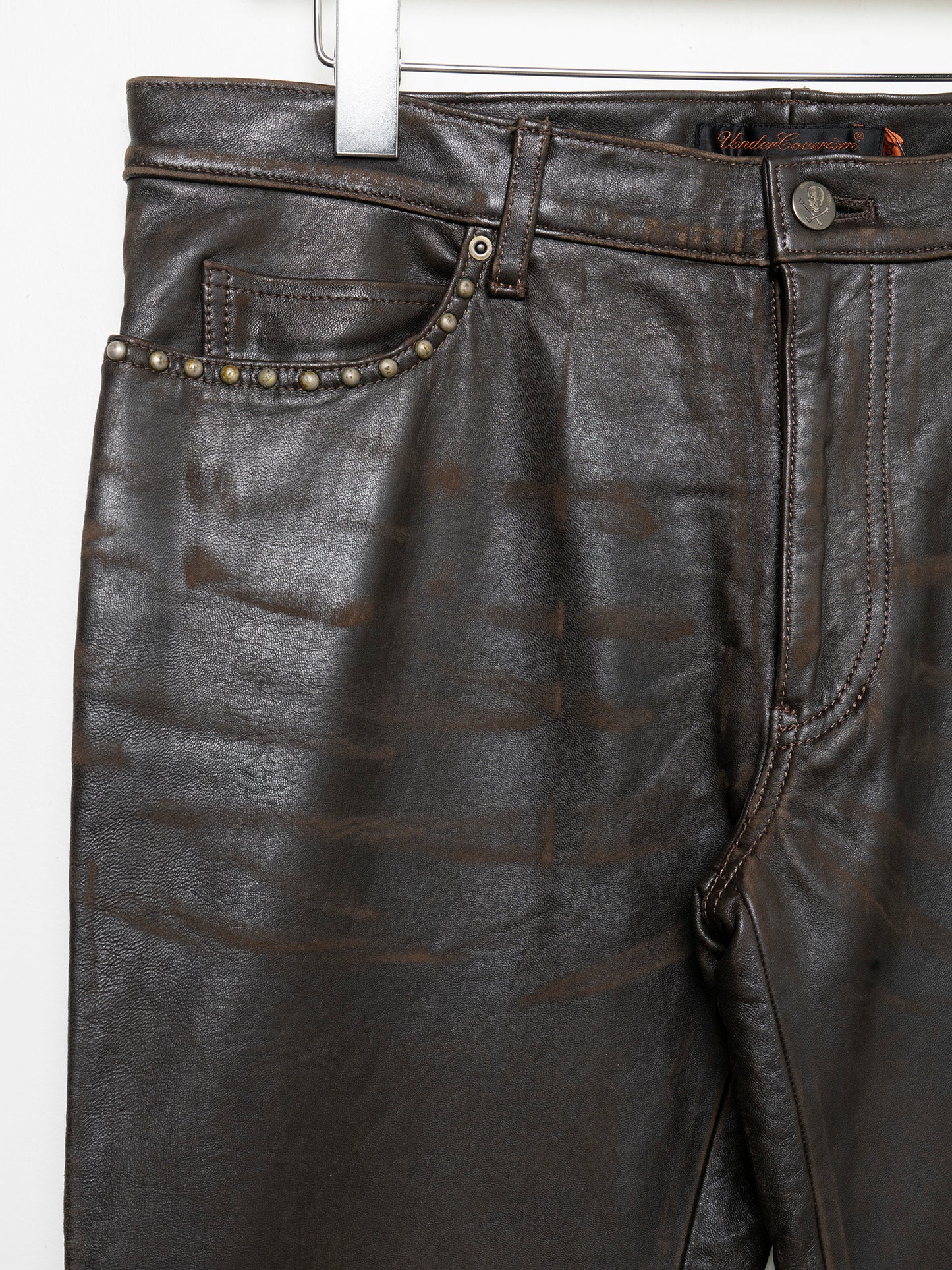 ‘Arts & Crafts’ Leather Pants