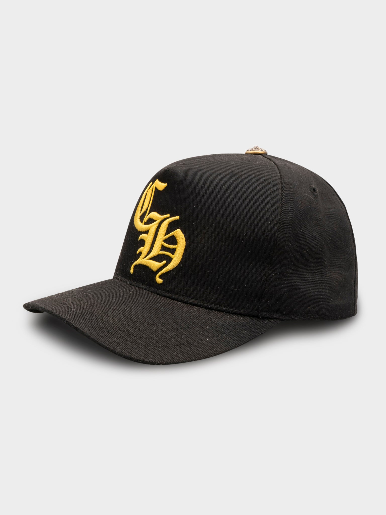 Buy Chrome Hearts Black & Yellow CH Hat Online at Groupie