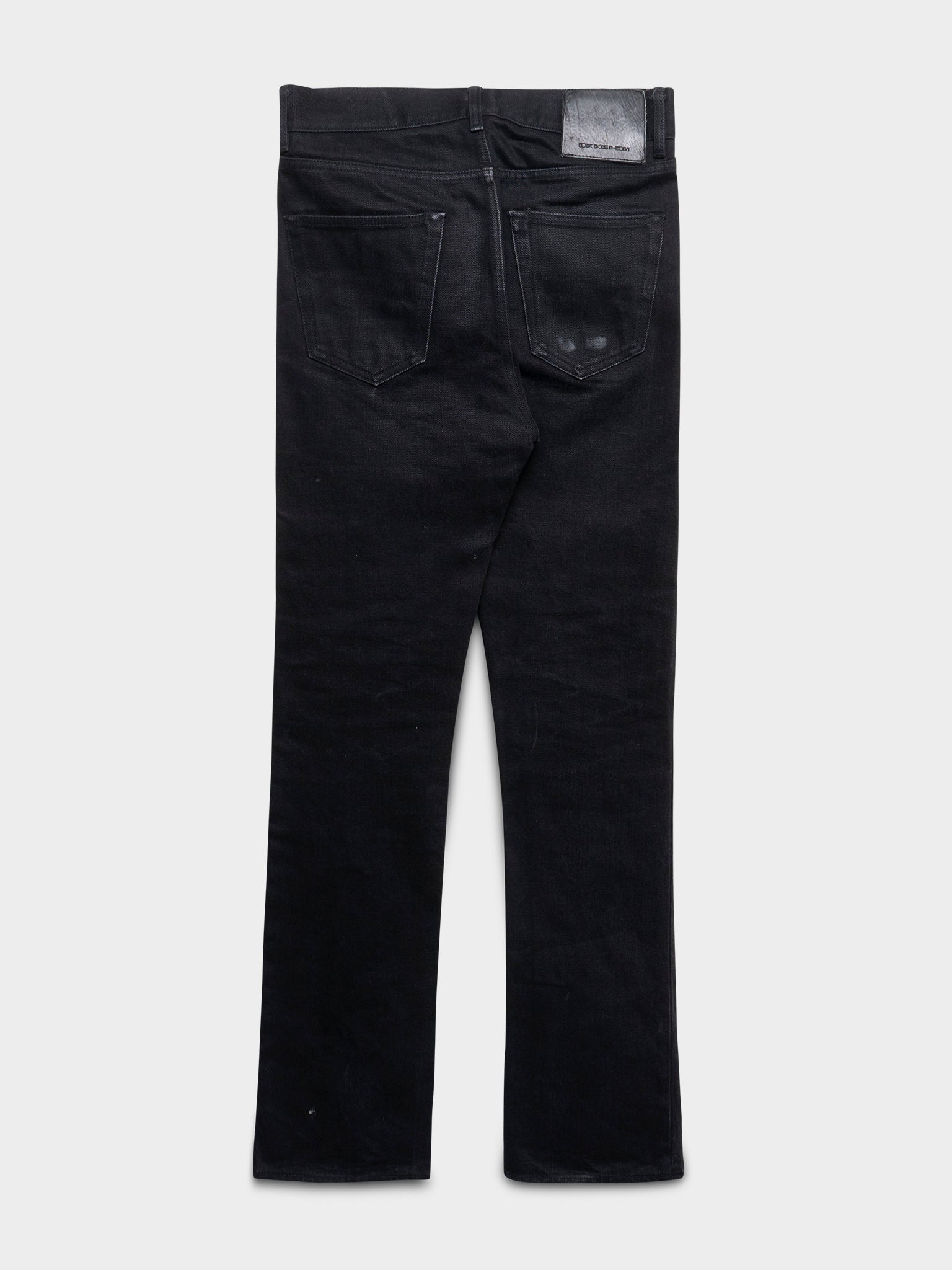 リックオウエンス 22AW JIM CUT スリムフィット デニム ジーンズ Rick Owens: Jim Cut Japanese Selvedge Denim Jeans | Groupie