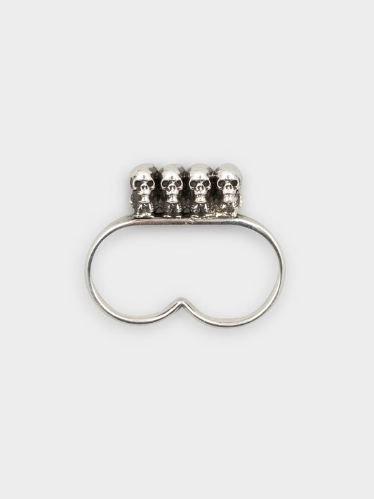 Foti Delphino 2-Finger Ring Chrome Hearts
