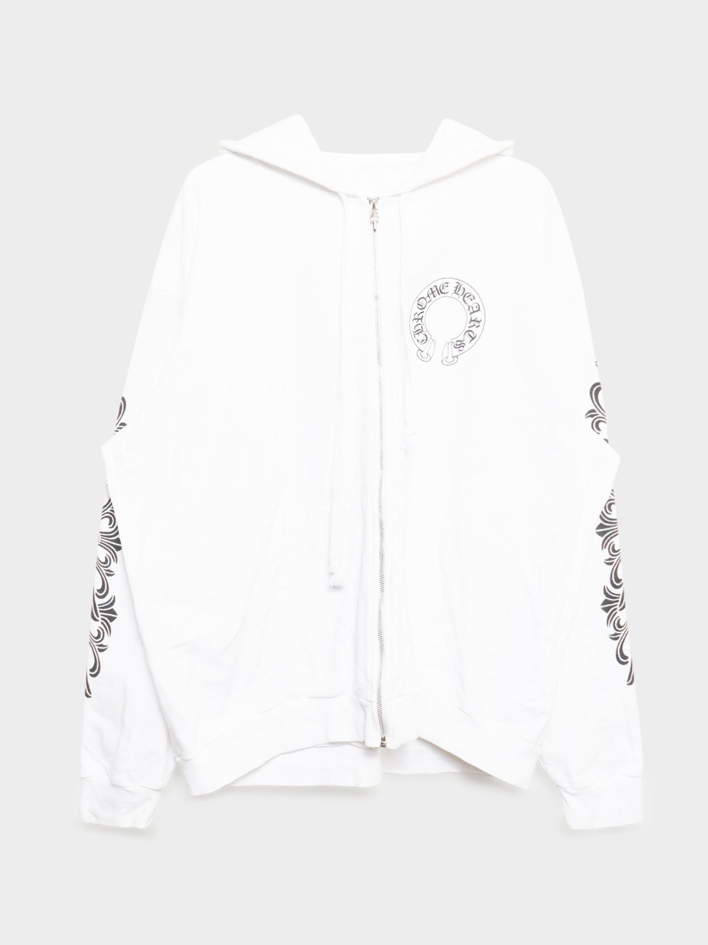 Floral Zip-Up Hoodie