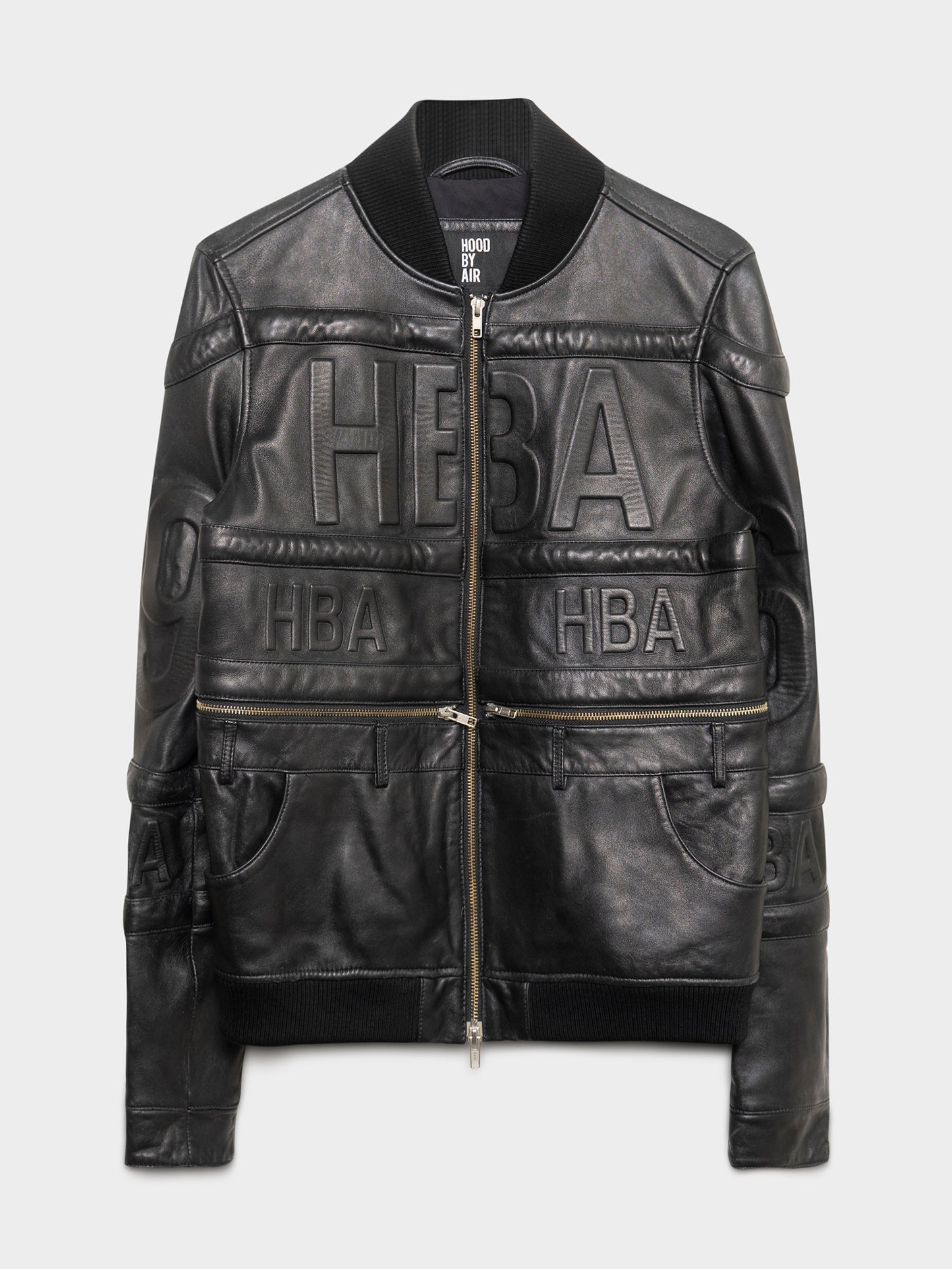 Patch Leather Jacket