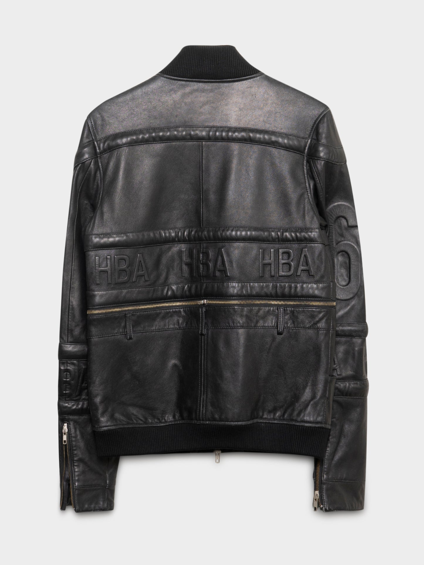 Patch Leather Jacket
