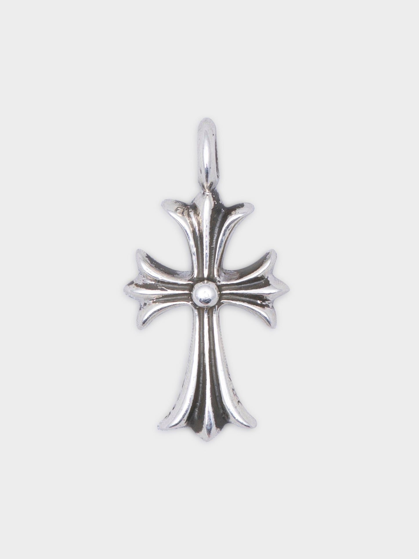 Emerald Tiny Fat Cross Pendant