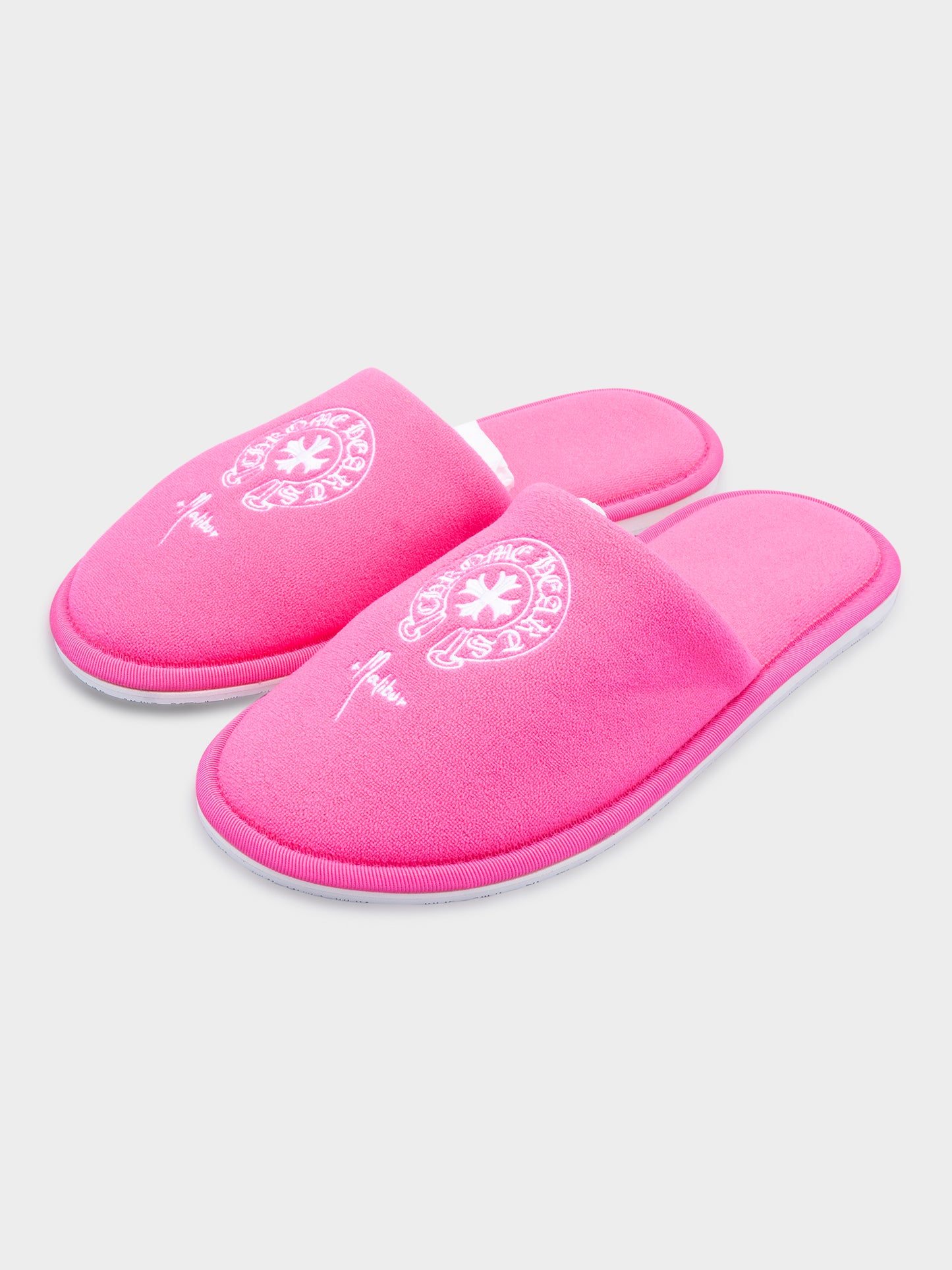 Pink Malibu Hotel Slippers