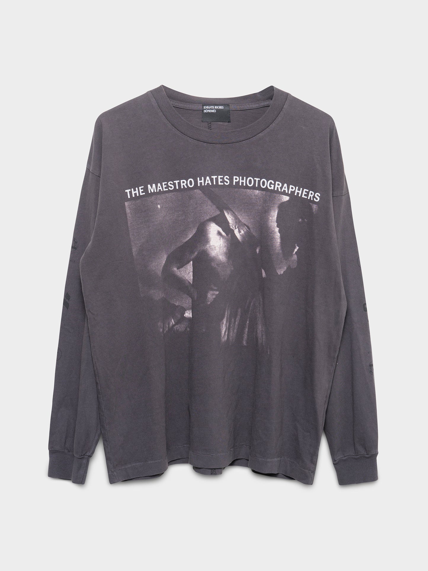 Maxfield Exclusive “The Maestro Hates Photographers” Longsleeve Shirt