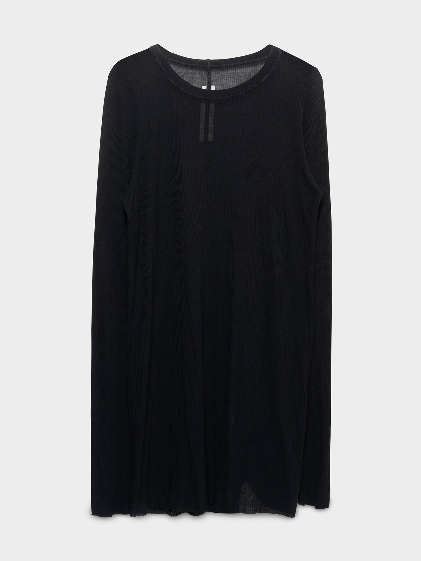 “Forever” Silk Ribbed Longsleeve Shirt
