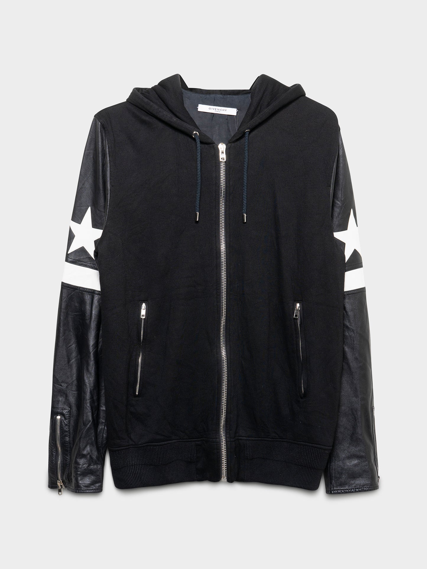 FW17 Lambskin Star Hooded Jacket