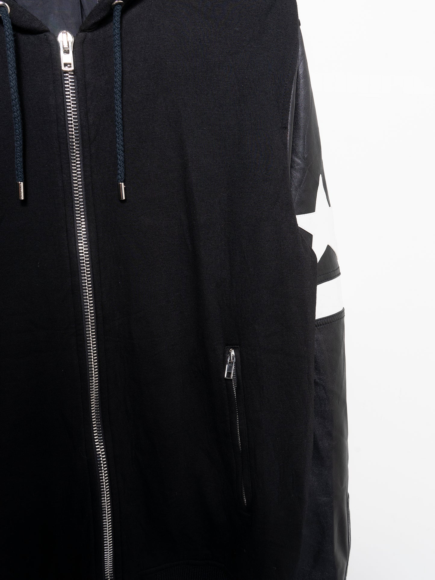 FW17 Lambskin Star Hooded Jacket