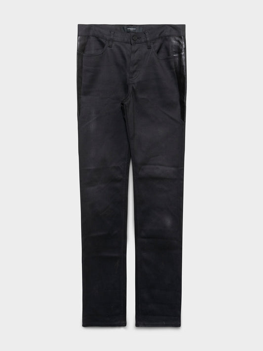 FW11 Leather Hip Jeans