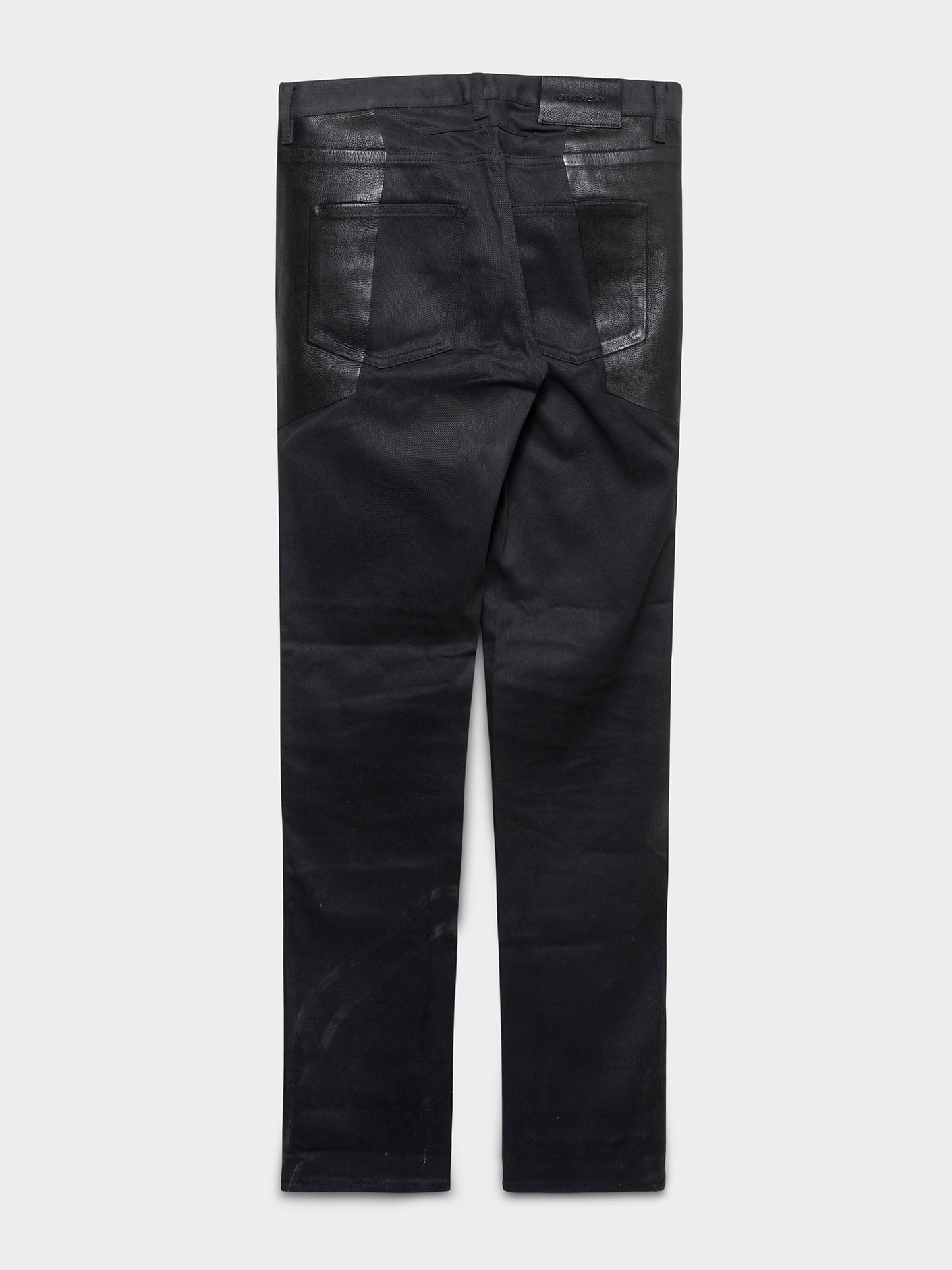 FW11 Leather Hip Jeans