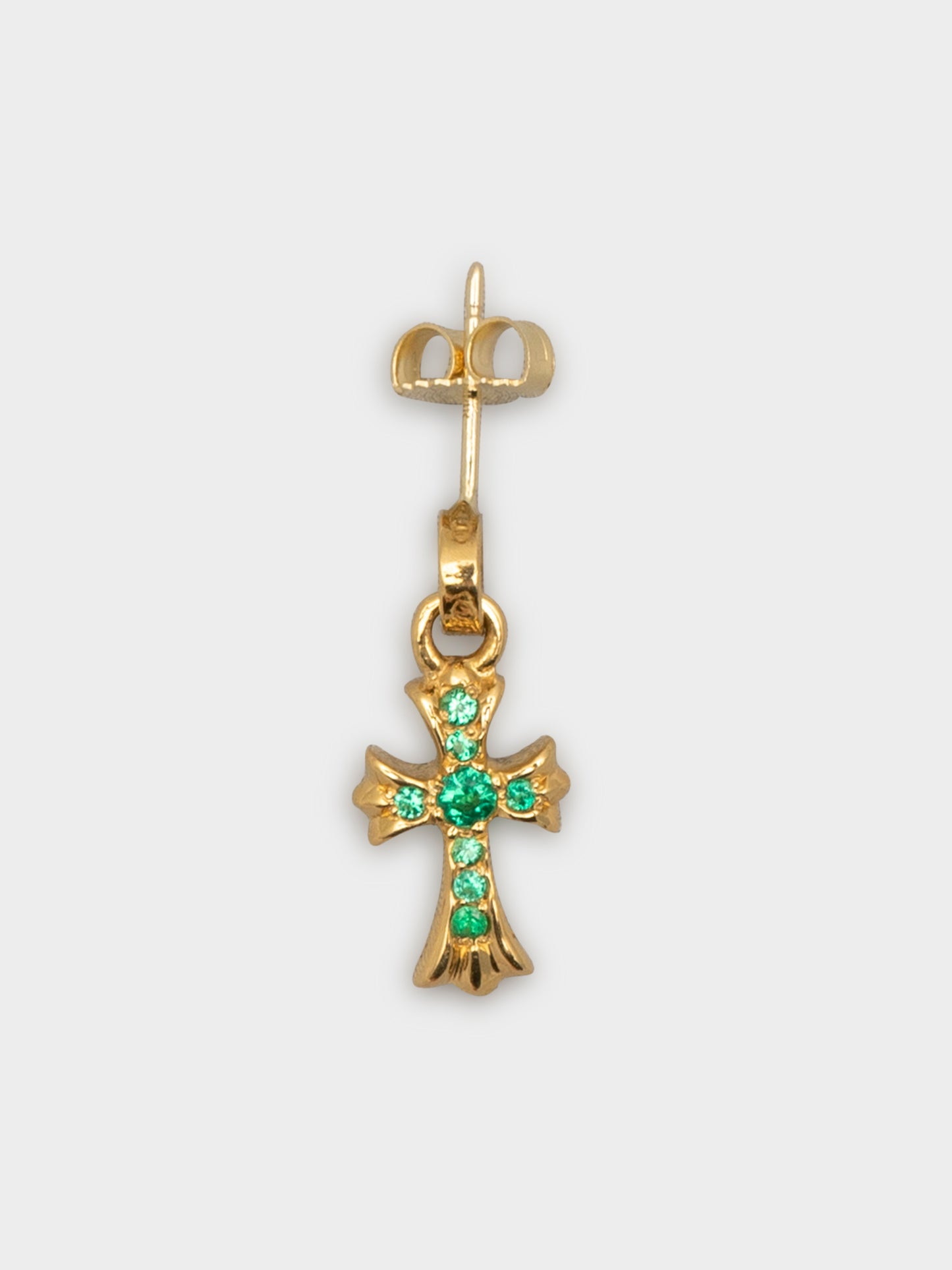 22k Emerald Baby Fat Earring
