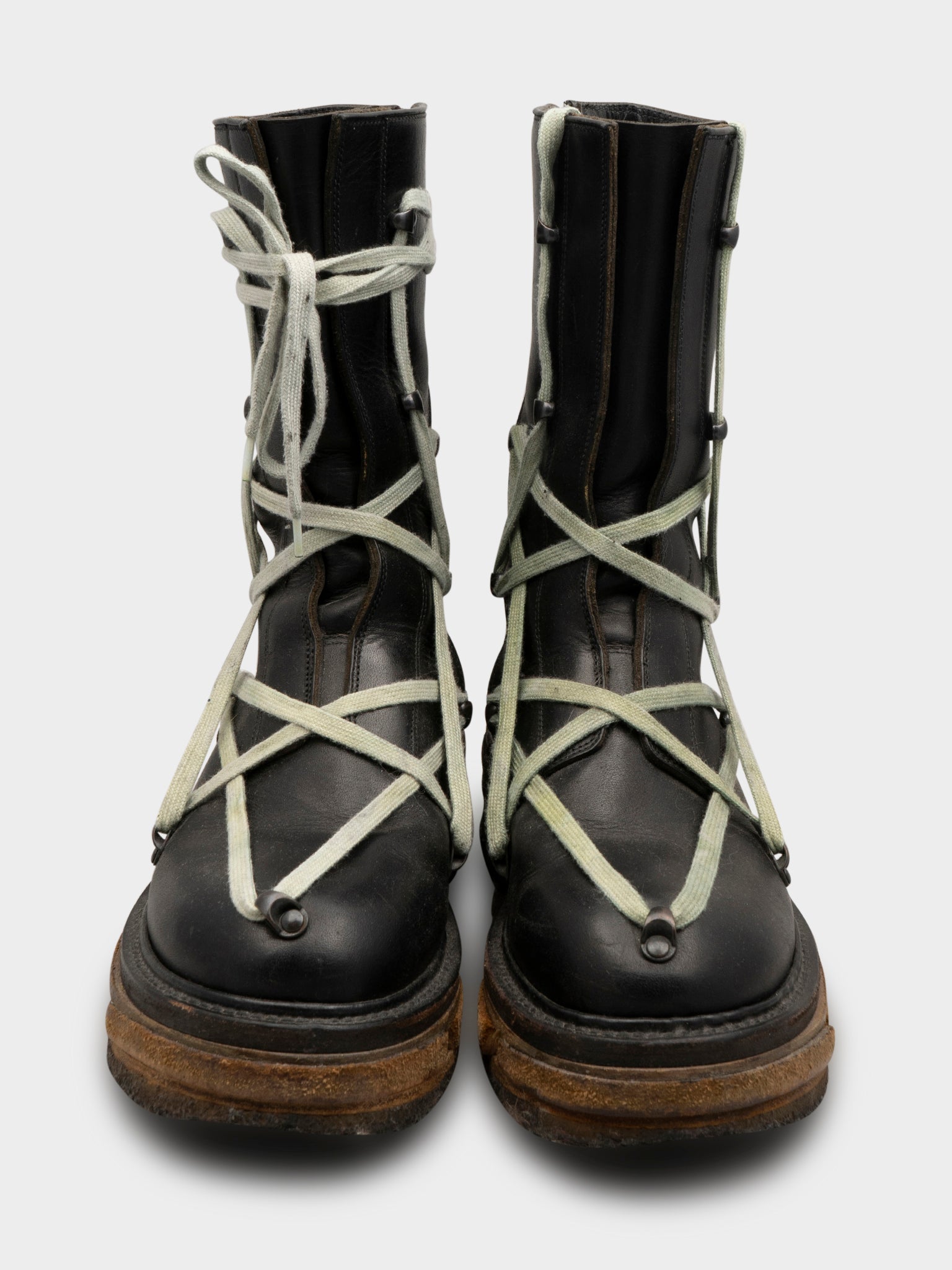 Rick Owens: 'Glitter' Lego Sole Pentagram Boots | Groupie