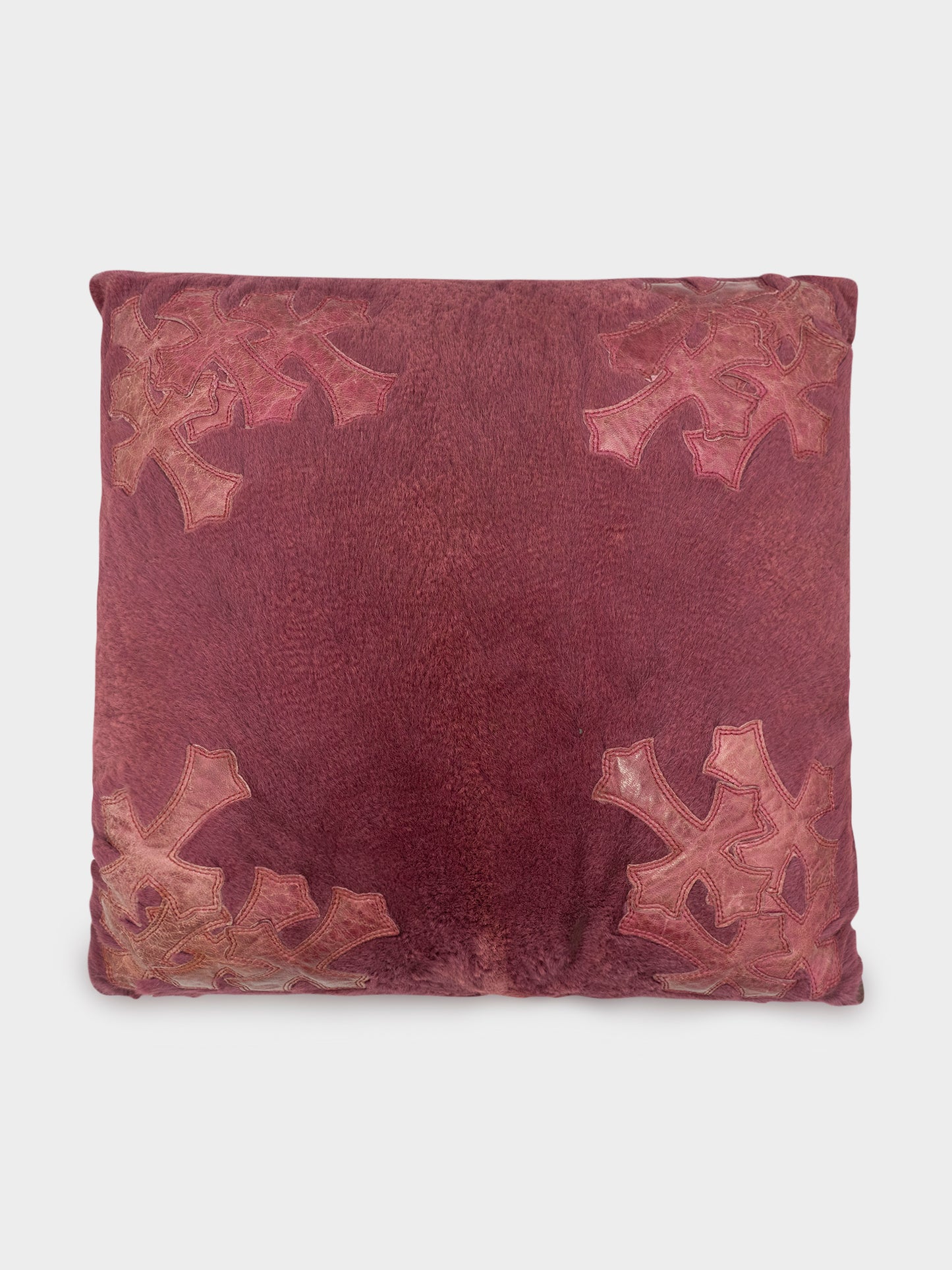Wine Cross Patch Pillow
