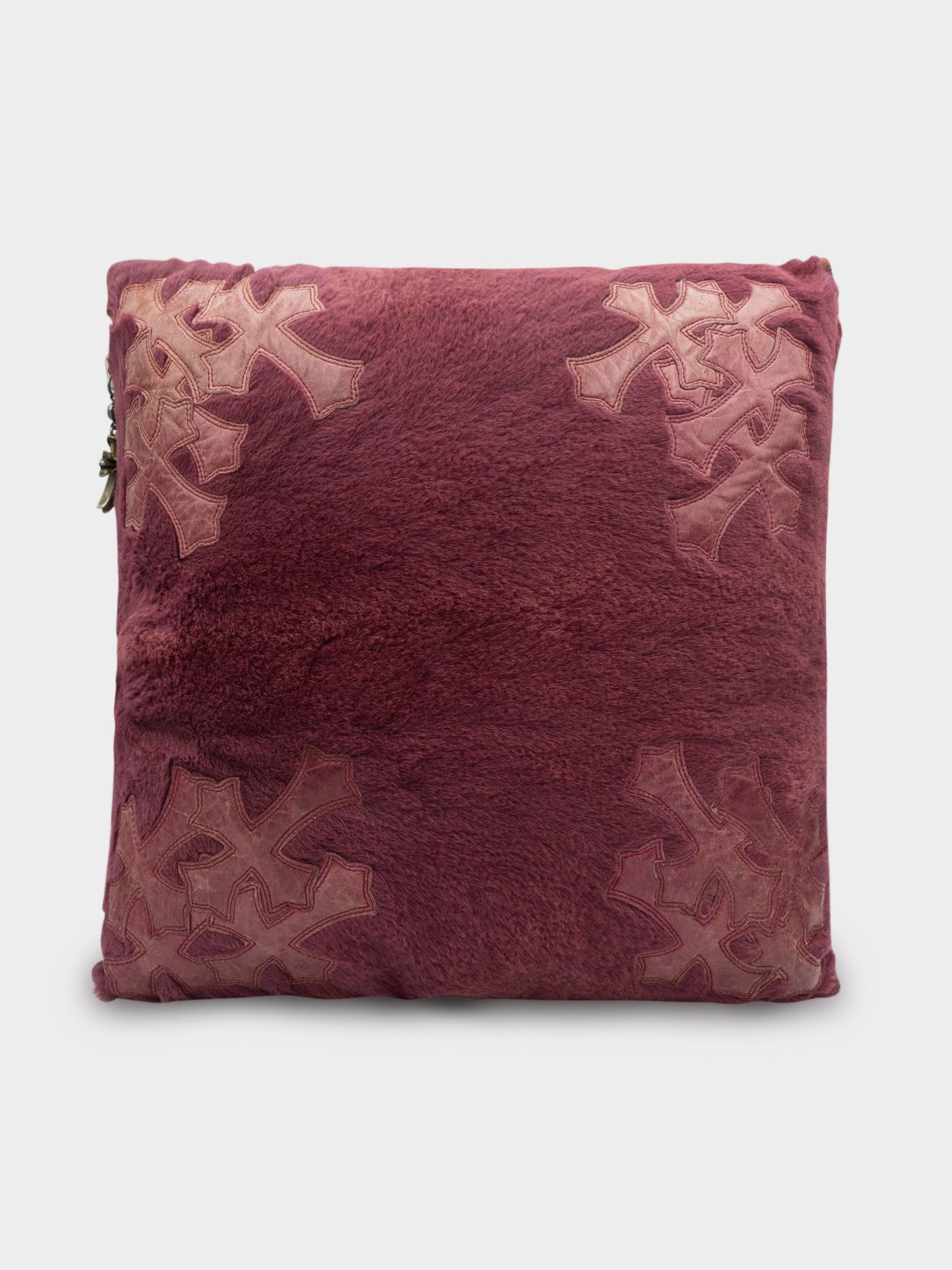 Wine Cross Patch Pillow