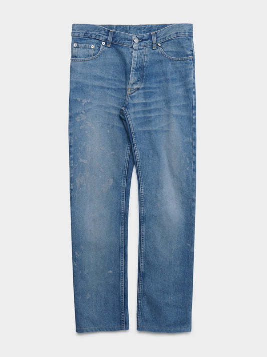 Grey-Painted Jeans