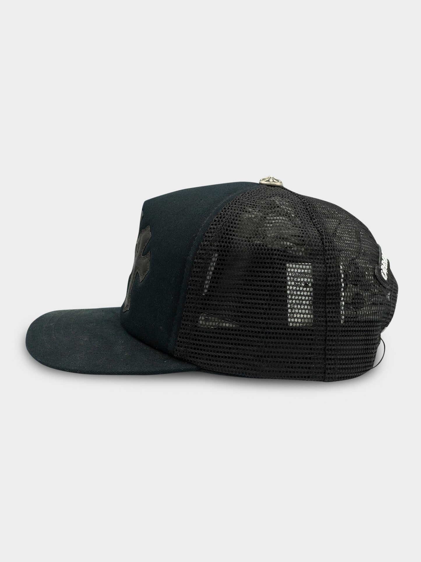 Triple Cross Black Trucker Hat
