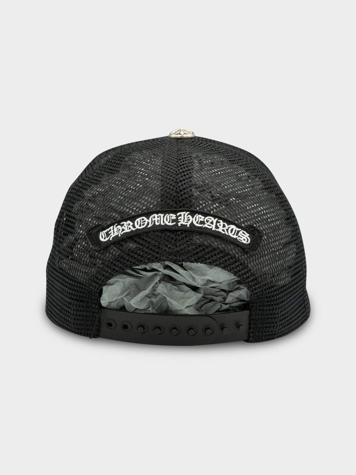 Triple Cross Black Trucker Hat
