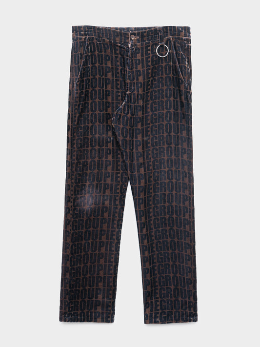 Witch's Cell Division' Velour Groupie Pants