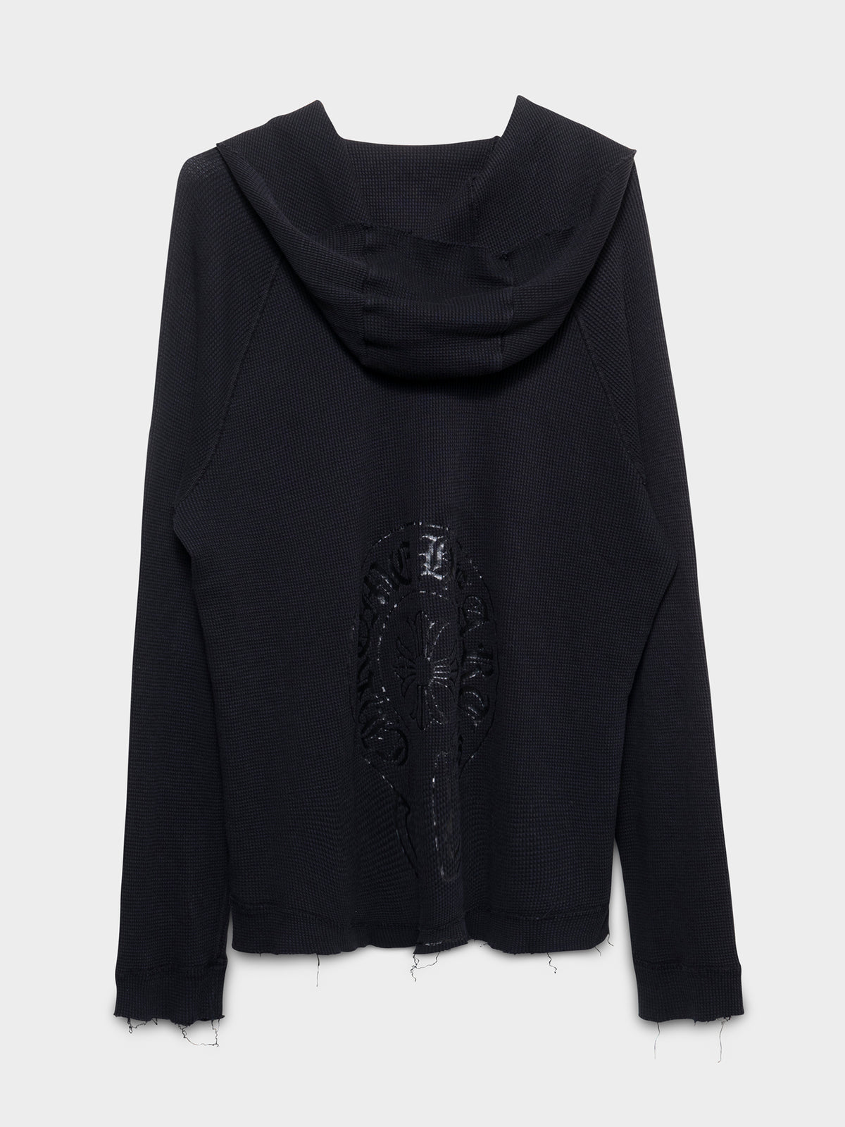 Black/Black Thermal Hoodie