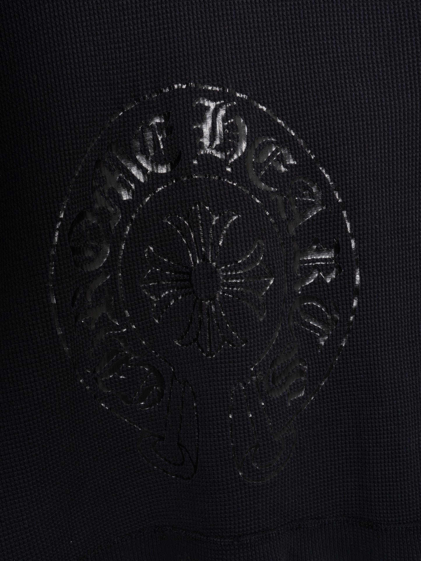 Black/Black Thermal Hoodie