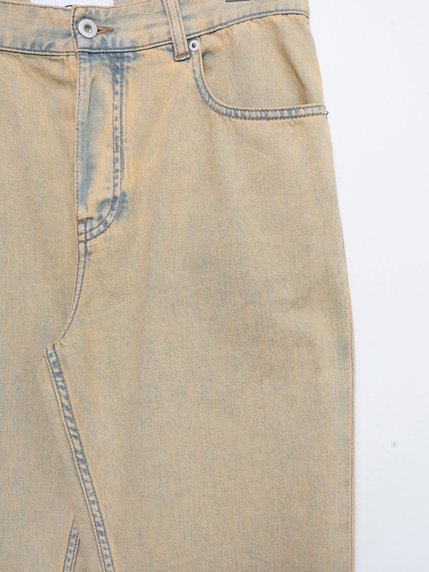 Raw Hem Dyed Jeans