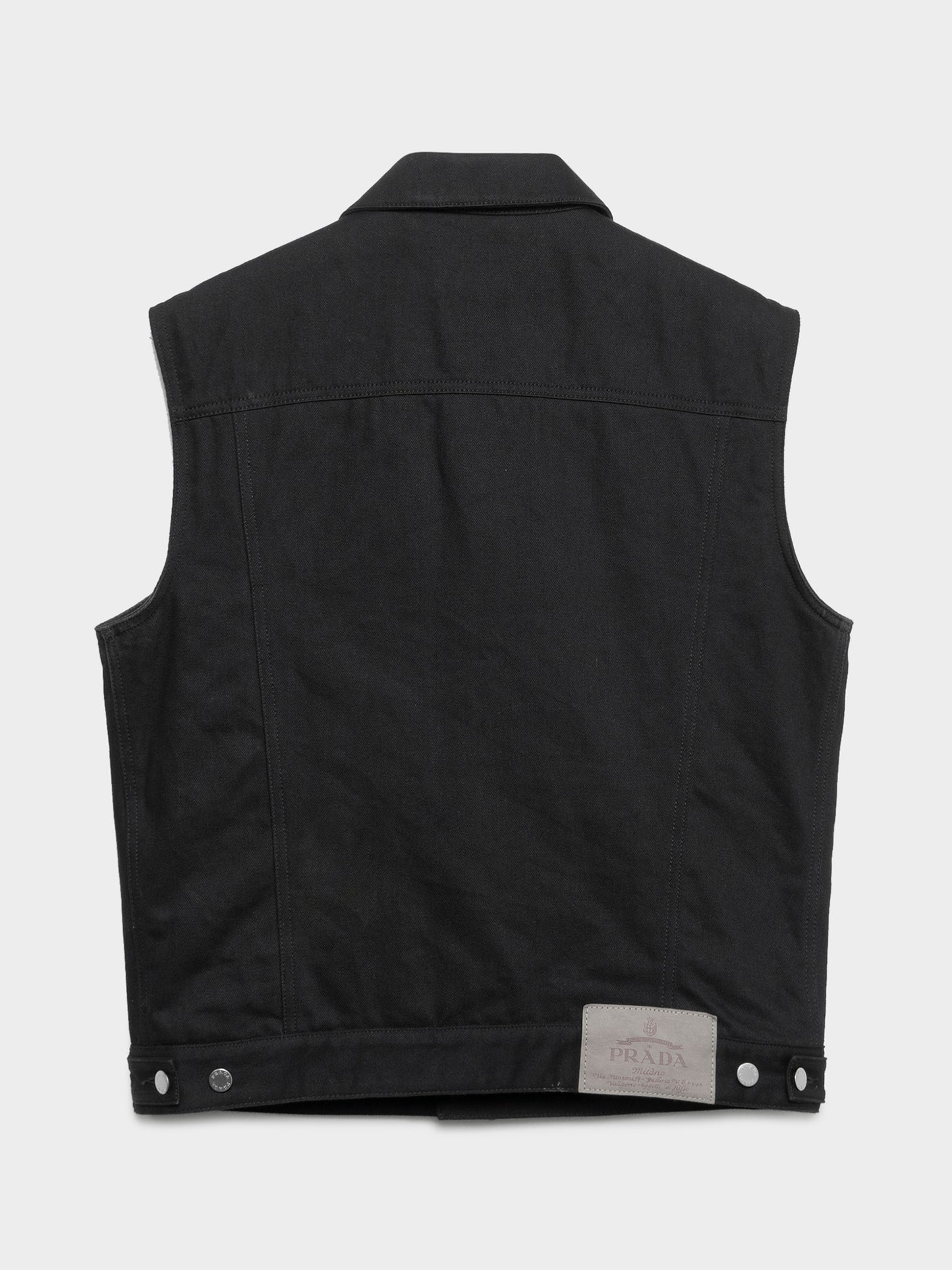 Padded Denim Vest