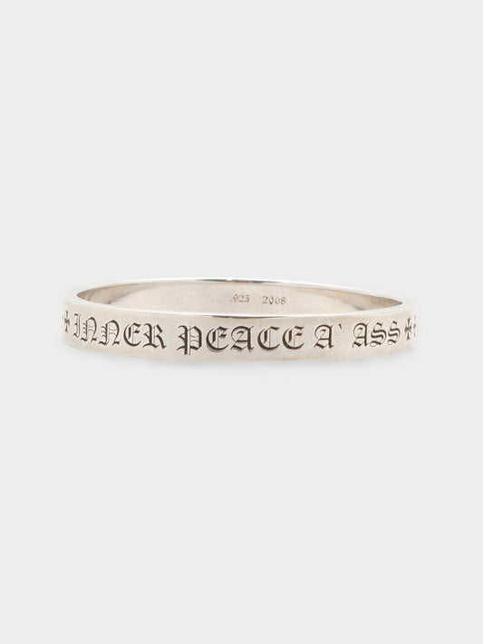 "Peace A' Ass" Bangle Bracelet
