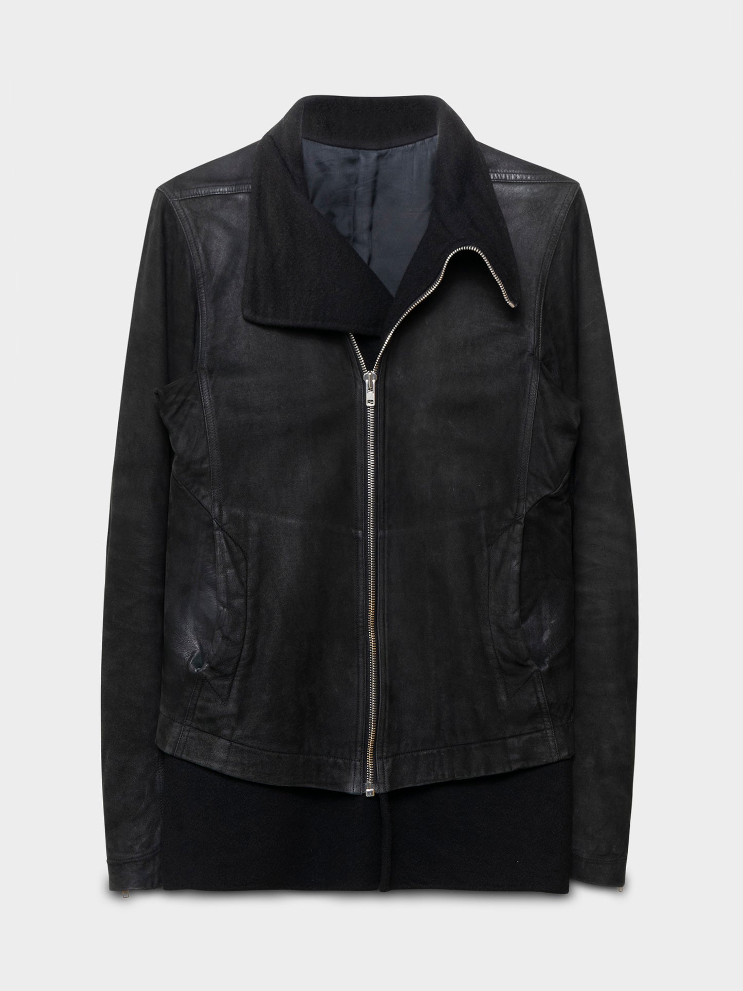 FW15 'Sphinx' Cashmere-Lined Lamb Leather Mollino Jacket