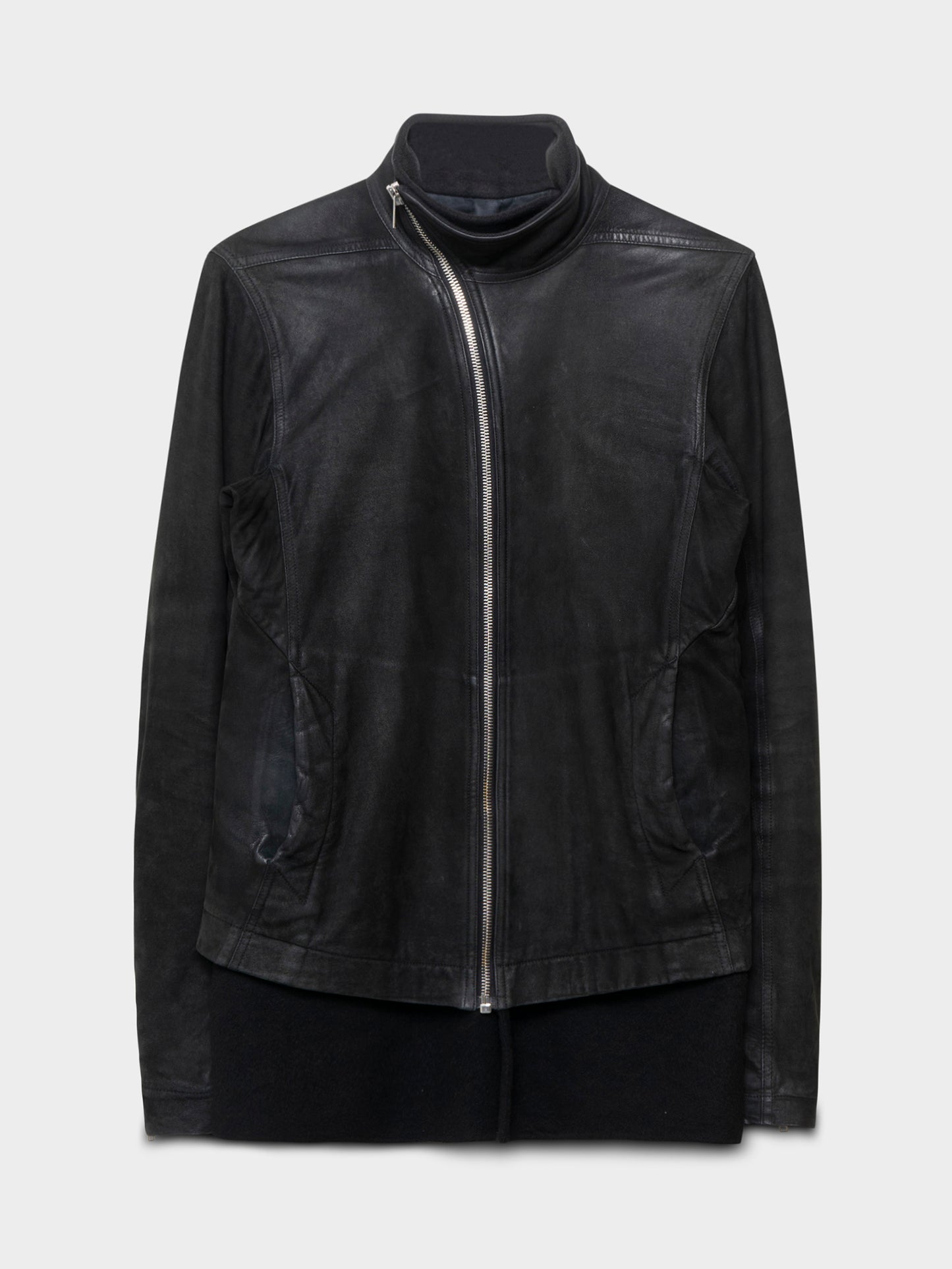 FW15 'Sphinx' Cashmere-Lined Lamb Leather Mollino Jacket