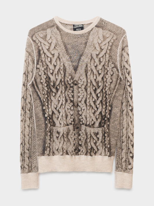 Trompe L’Oeil “Knit” Mesh Shirt