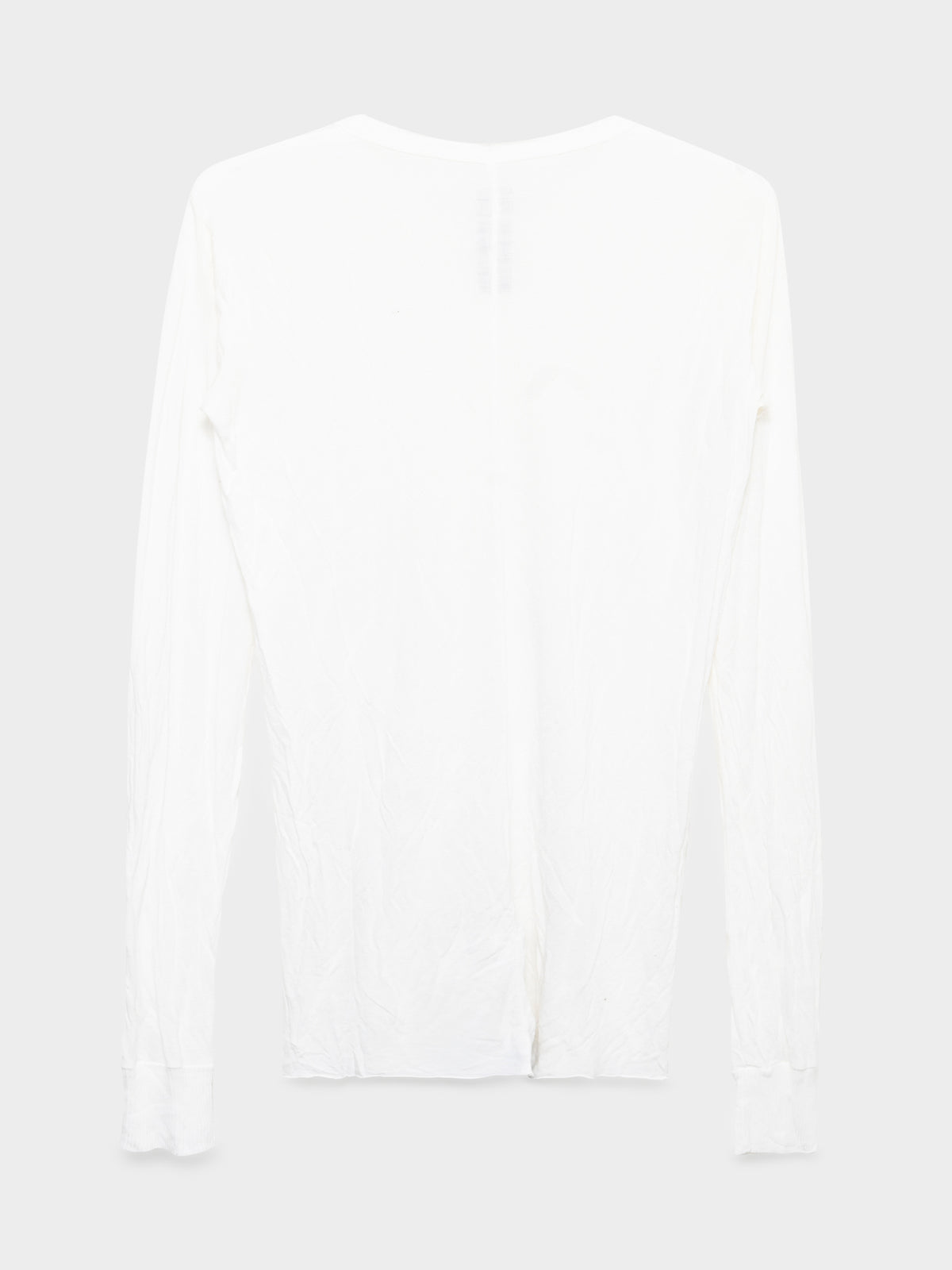 FW14 “Moody” Silk Blend Milk Longsleeve Shirt