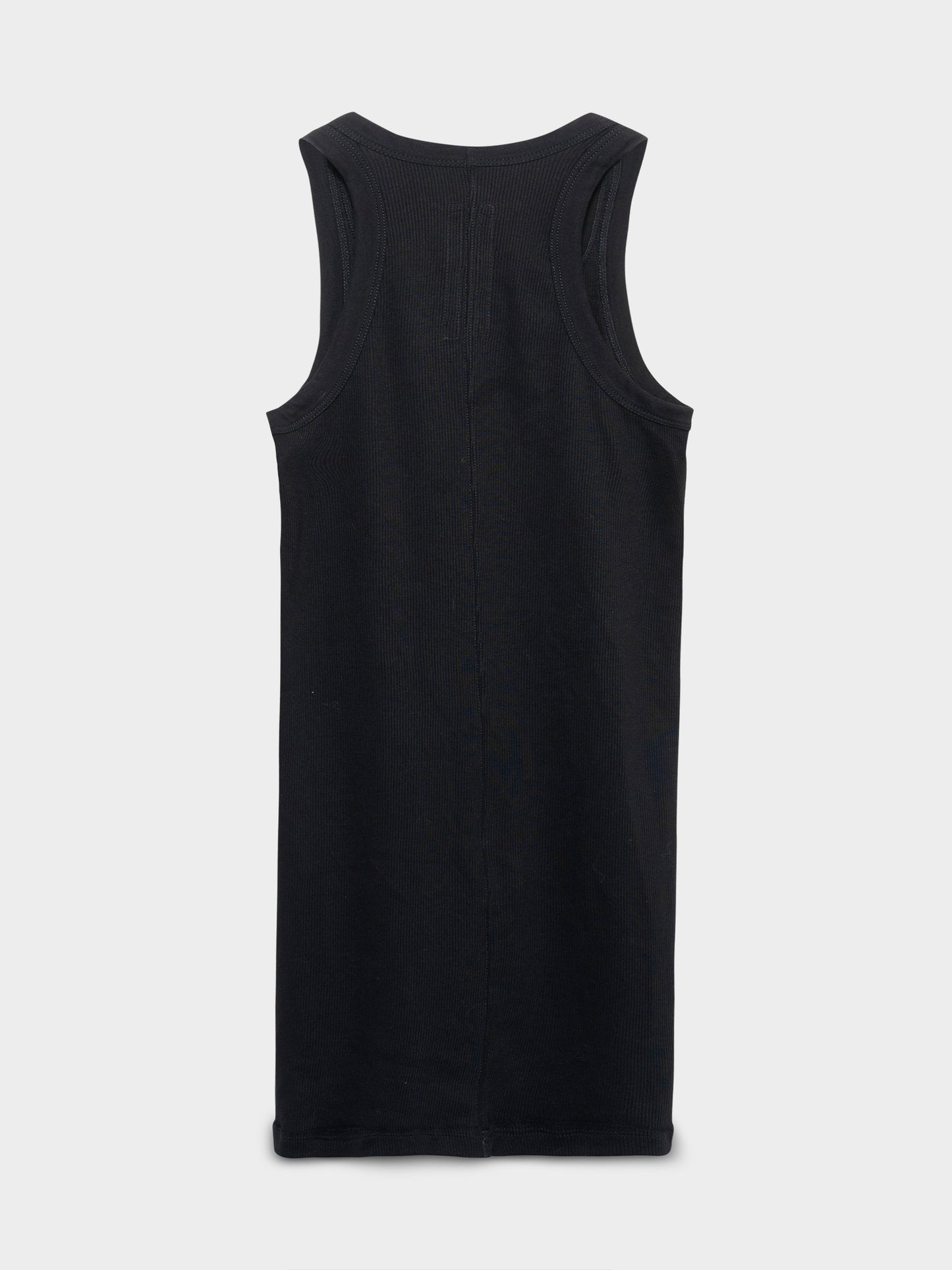 Black Ribbed Tank Top