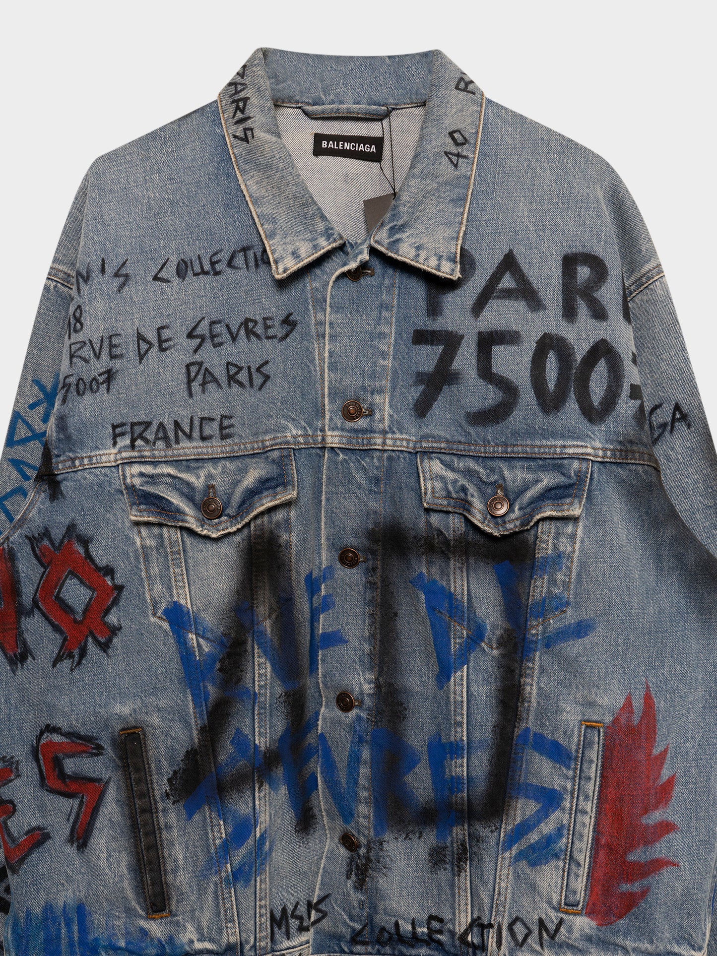 2018 Graffiti Denim Jacket