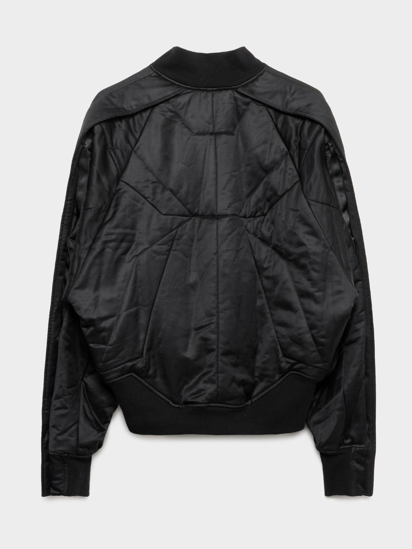 Exposed Seam Padded Bomber Jacket