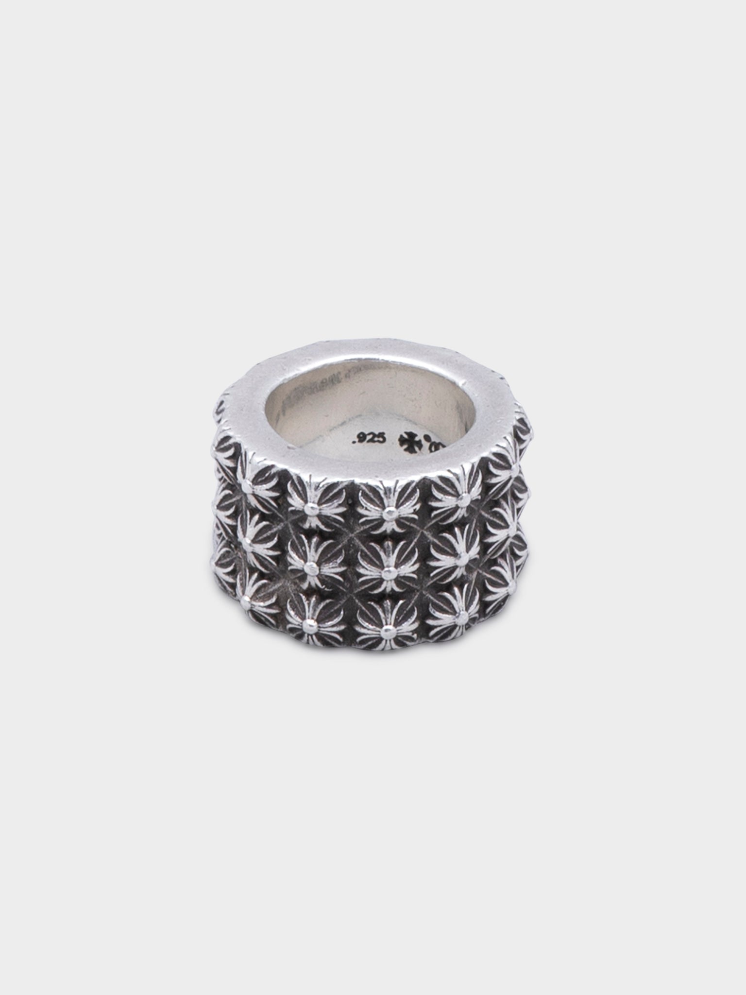 アクセサリー CHROME HEARTS PETE PUNK TRIPLE RING Chrome Hearts: Triple Pete Punk Ring | Groupie